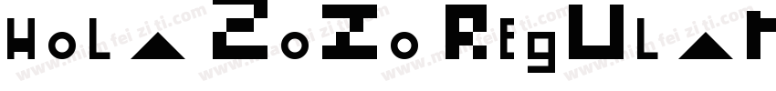 Hola Zozo Regular字体转换